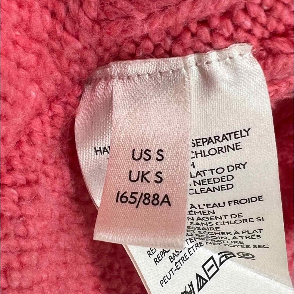 FREE PEOPLE Sweater Womens Small Pink Brookside Tunic Pullover Oversized Slouchy - Picture 11 of 16